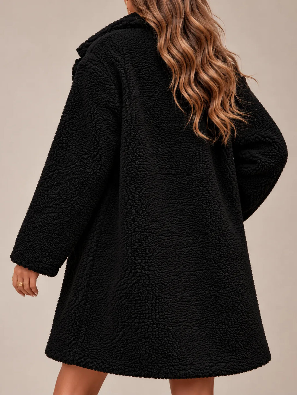 Célestine | Manteau doux en polaire teddy