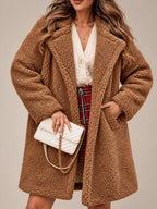 Célestine | Manteau doux en polaire teddy