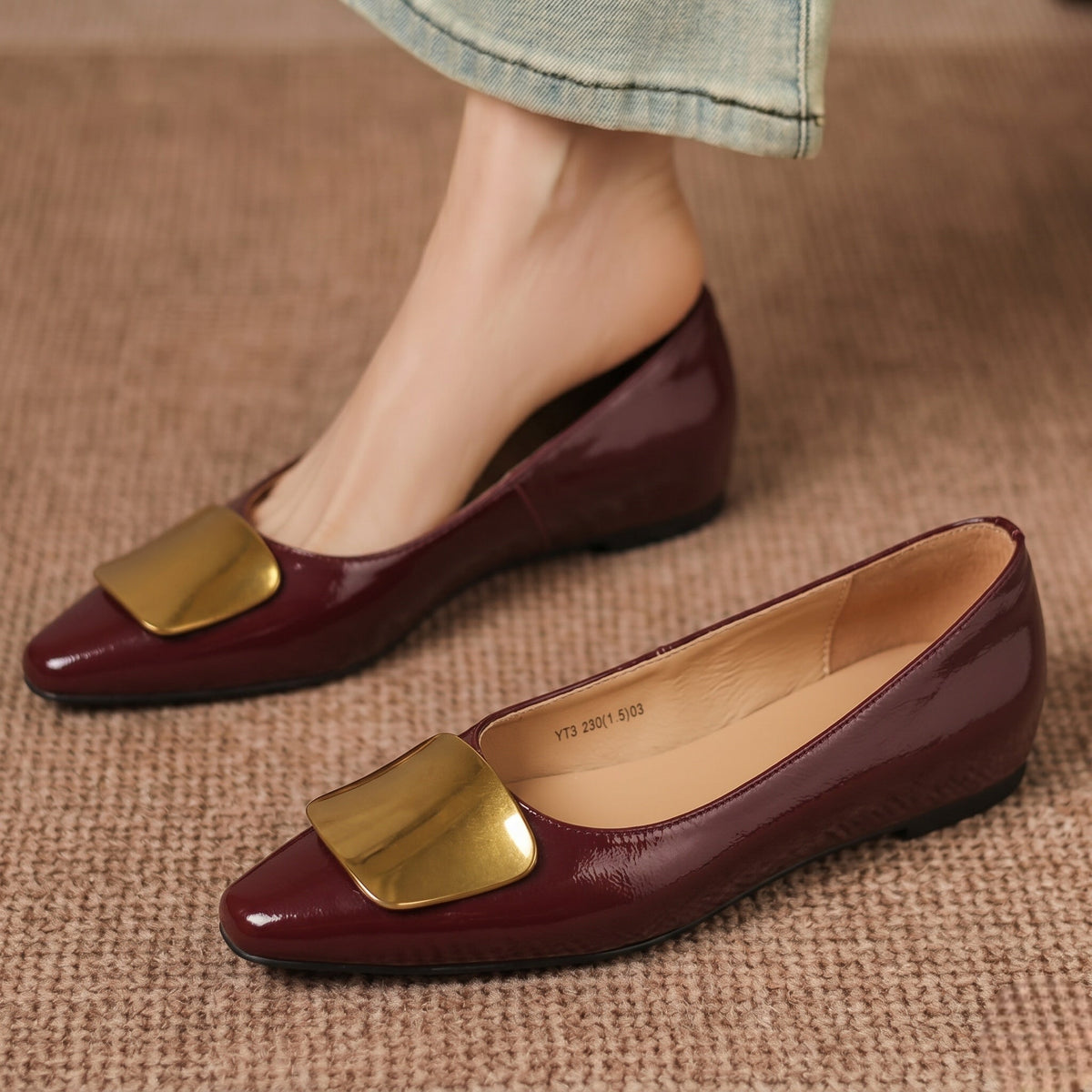 Honorine | Ballerines en cuir véritable