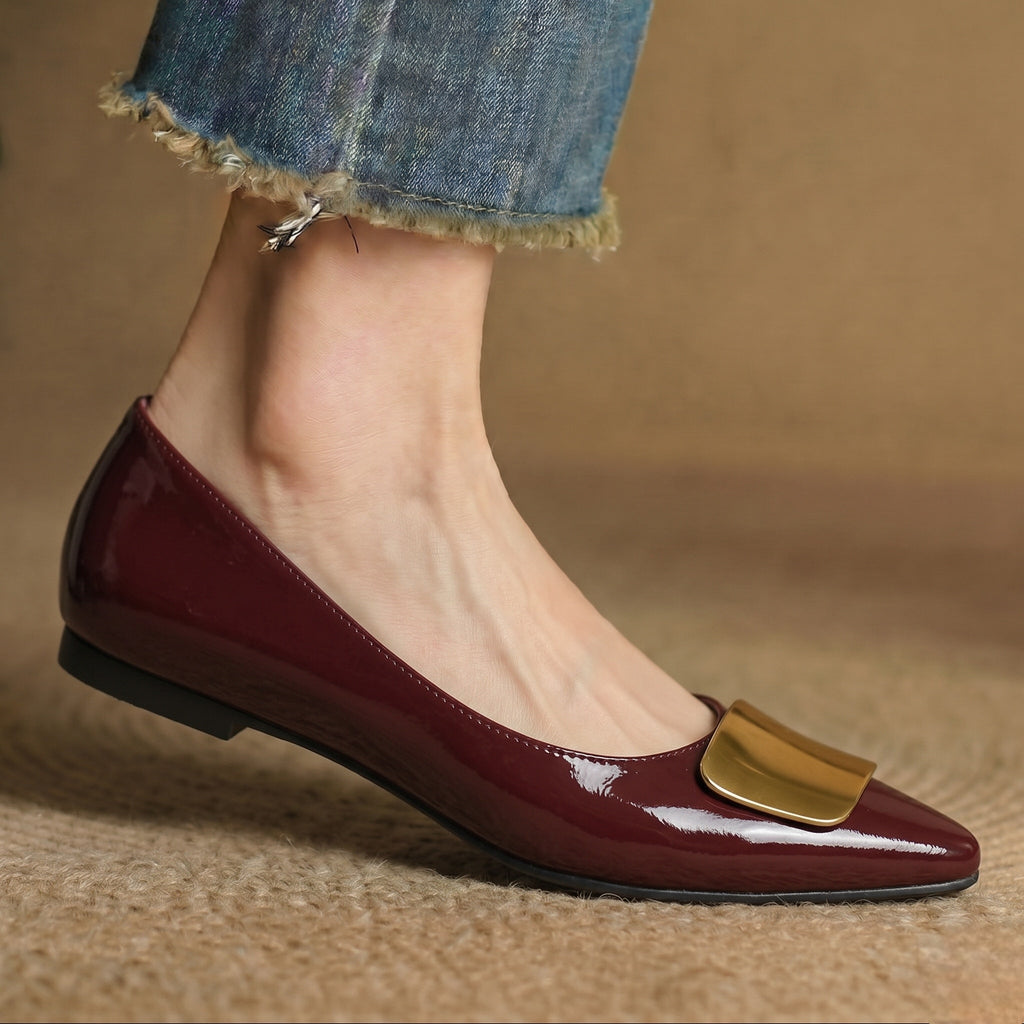 Honorine | Ballerines en cuir véritable