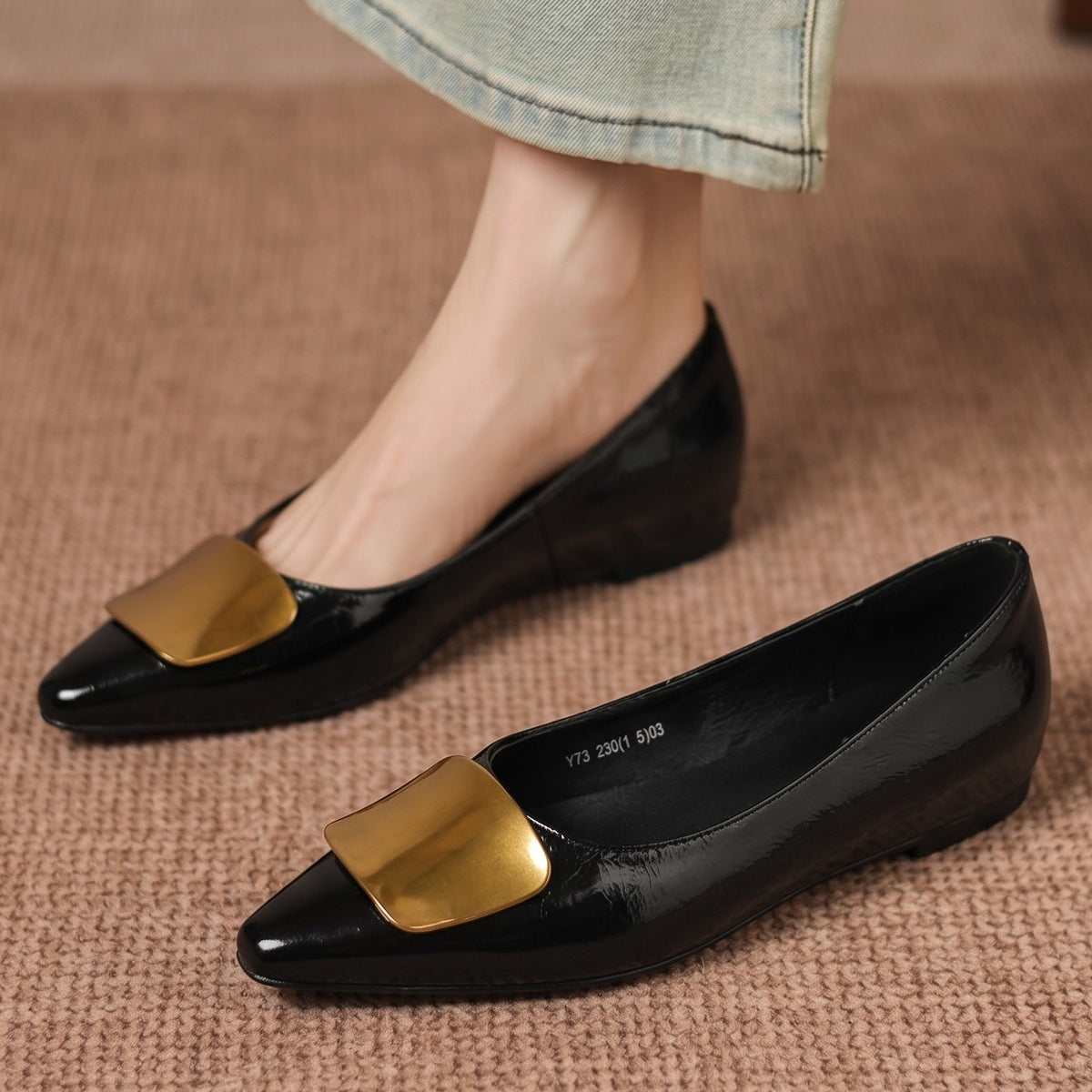 Honorine | Ballerines en cuir véritable