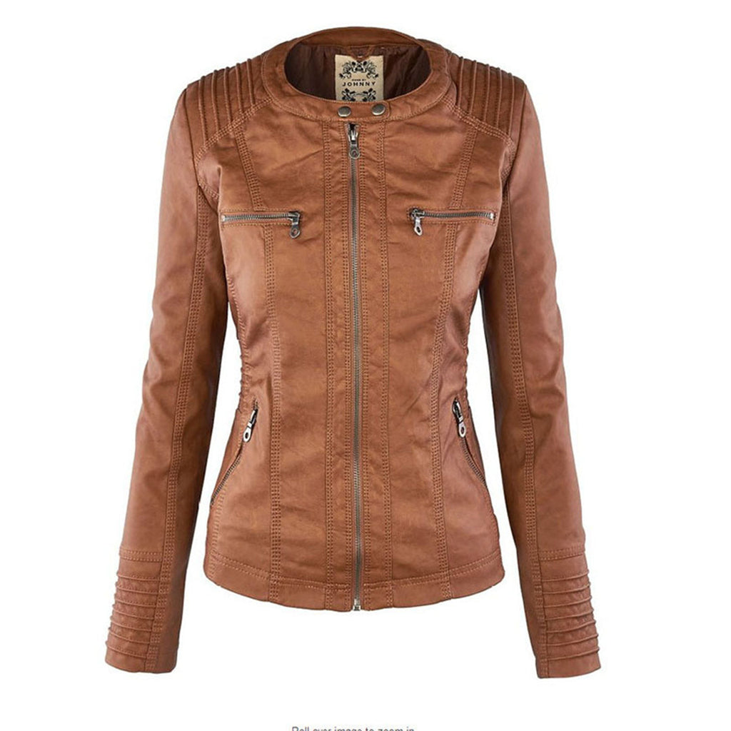 Flavie | Veste en cuir résistante et élégante