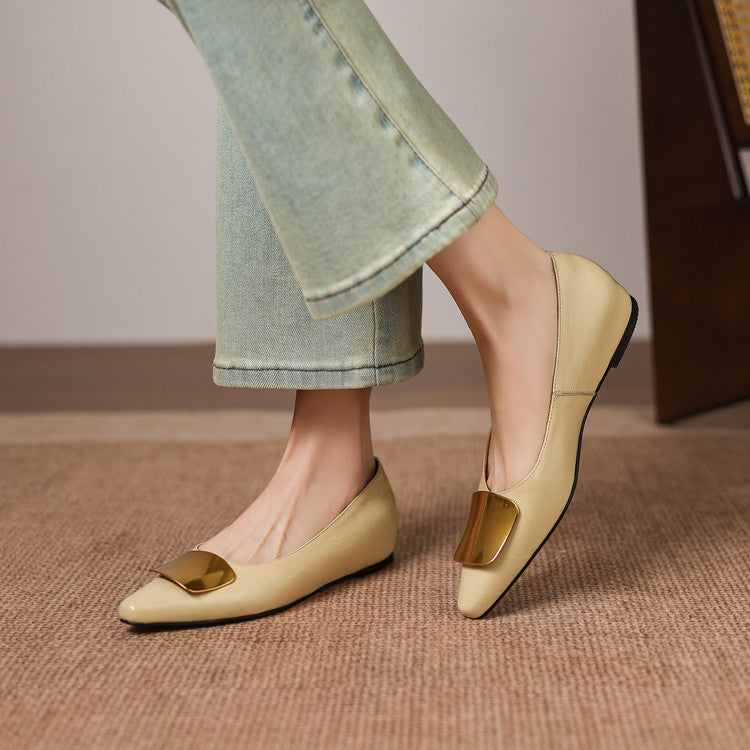 Honorine | Ballerines en cuir véritable