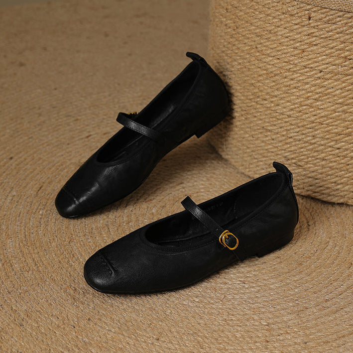 Gisèle | Ballerines en cuir