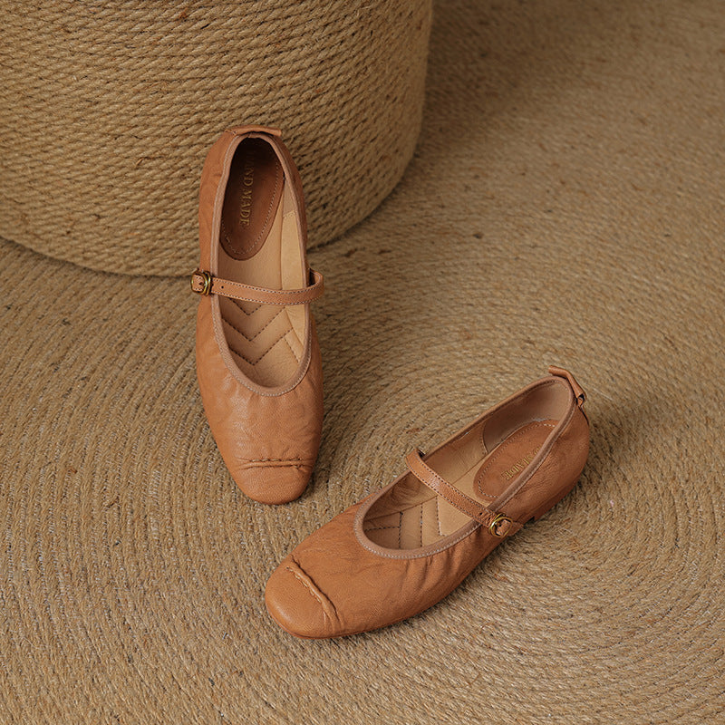 Gisèle | Ballerines en cuir