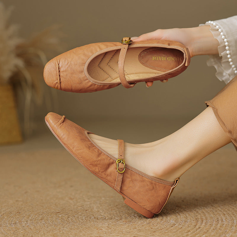 Gisèle | Ballerines en cuir