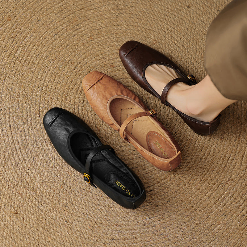 Gisèle | Ballerines en cuir