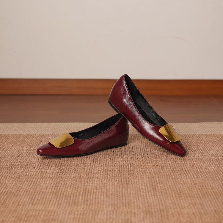 Honorine | Ballerines en cuir véritable