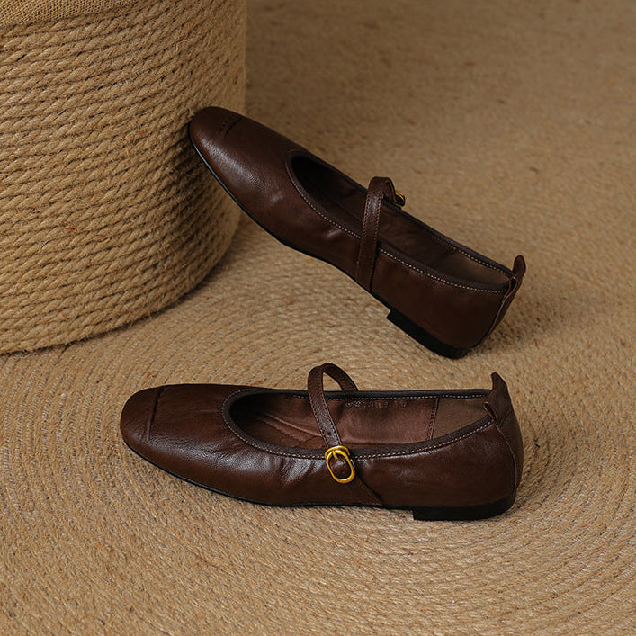 Gisèle | Ballerines en cuir