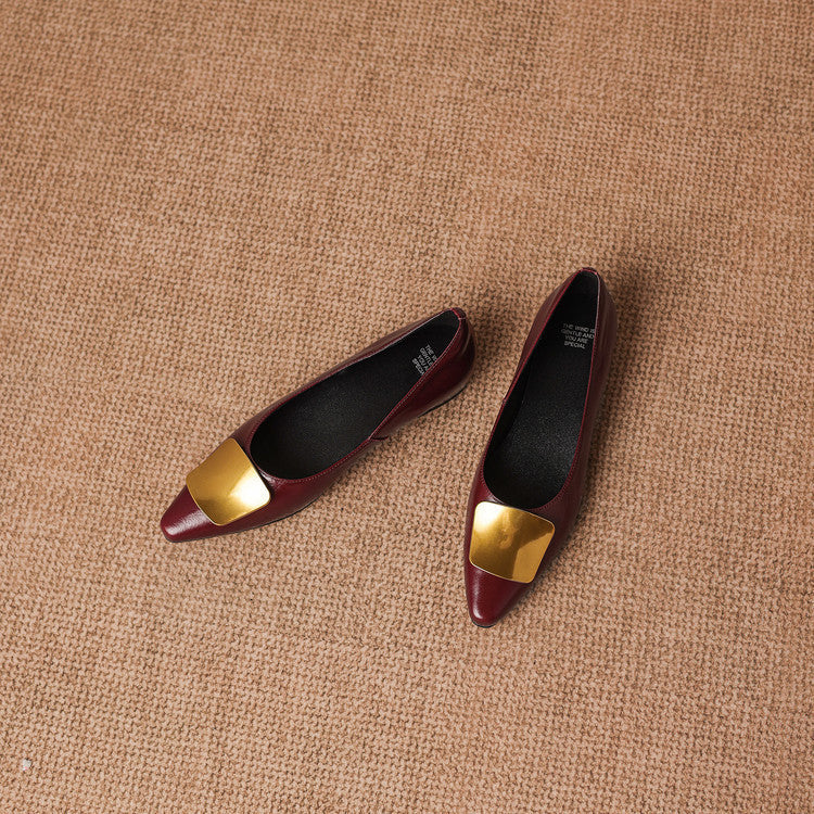 Honorine | Ballerines en cuir véritable