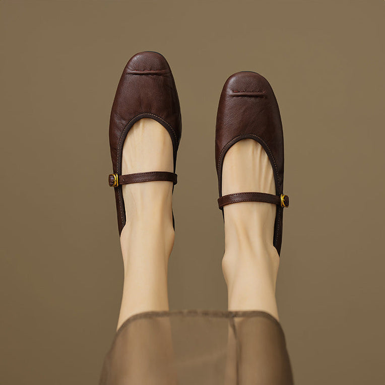 Gisèle | Ballerines en cuir