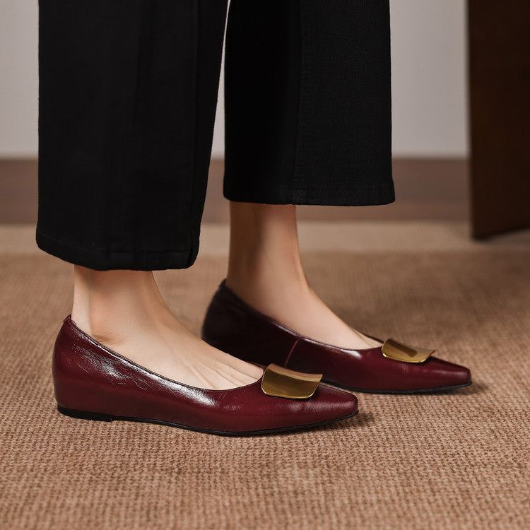Honorine | Ballerines en cuir véritable