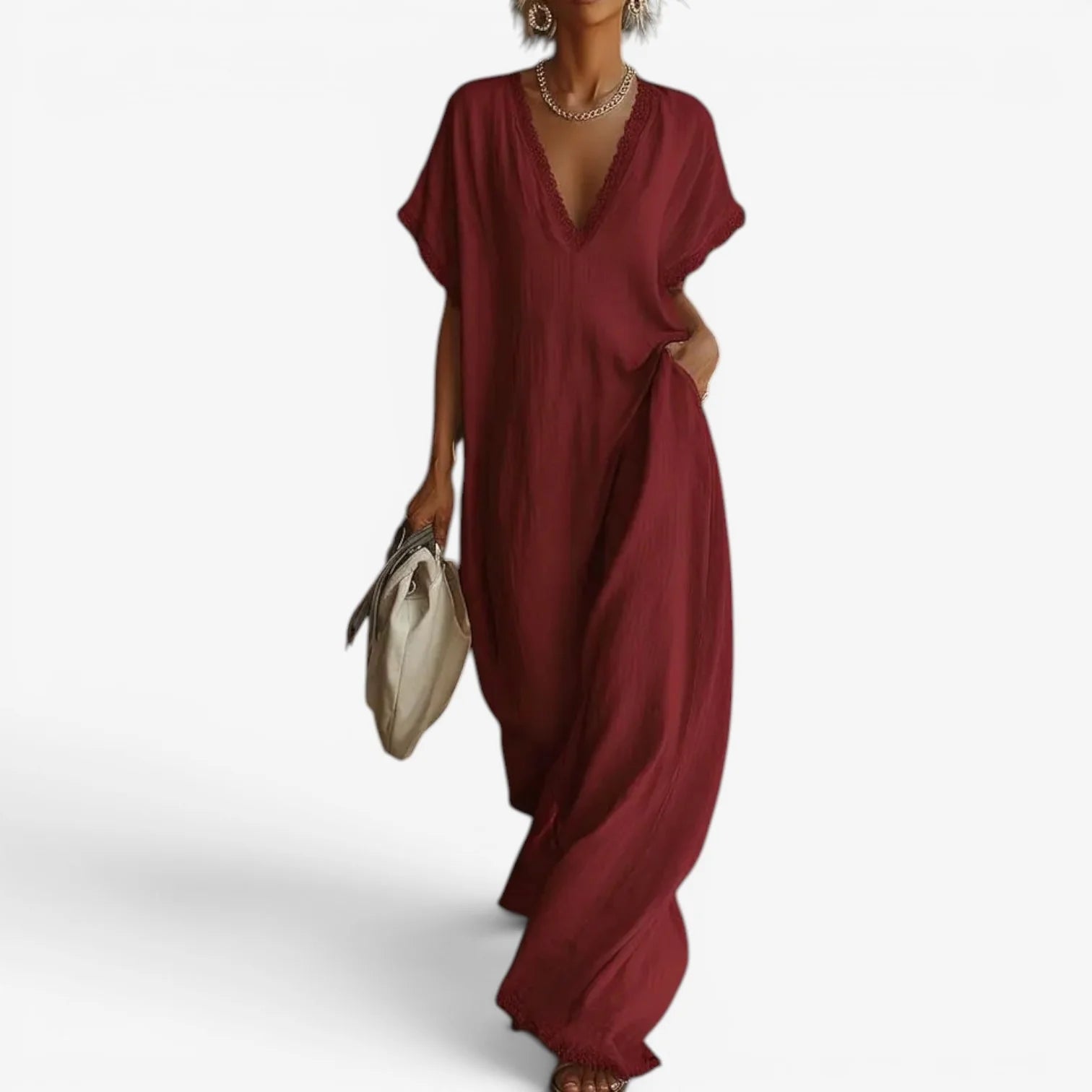 Talia | Vestido largo bohemio