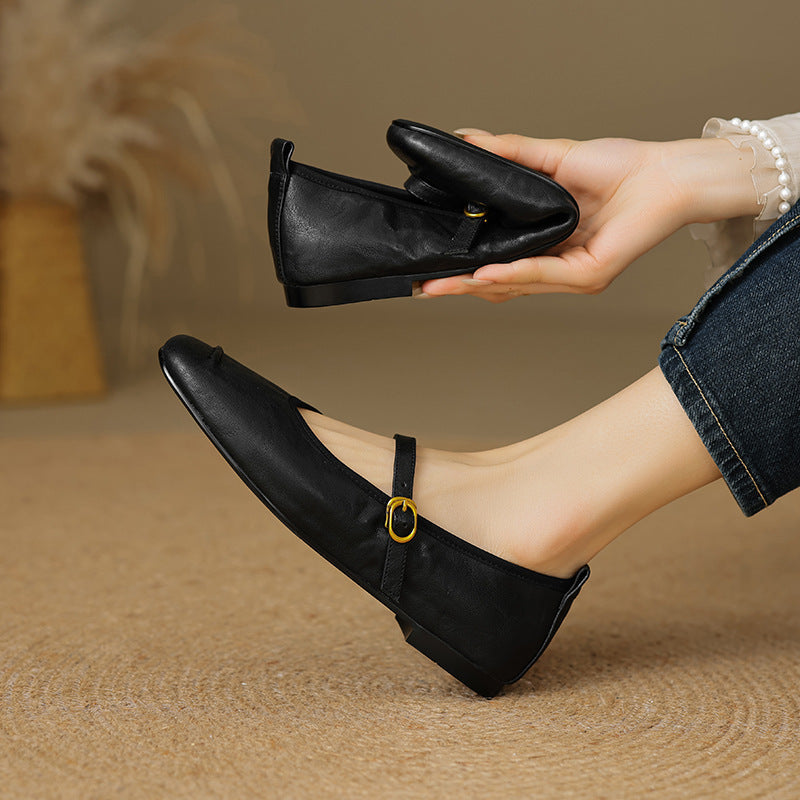 Gisèle | Ballerines en cuir