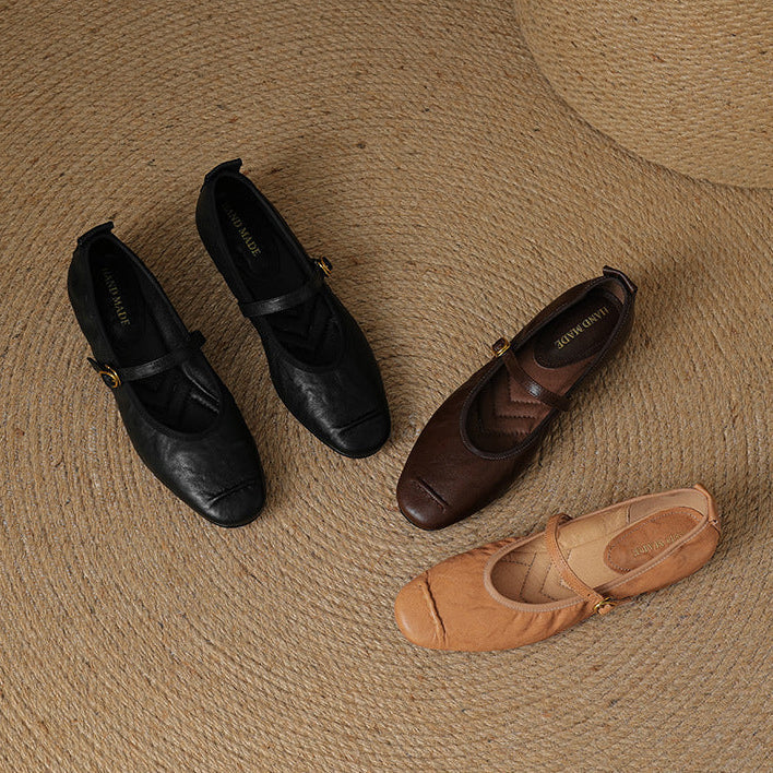 Gisèle | Ballerines en cuir