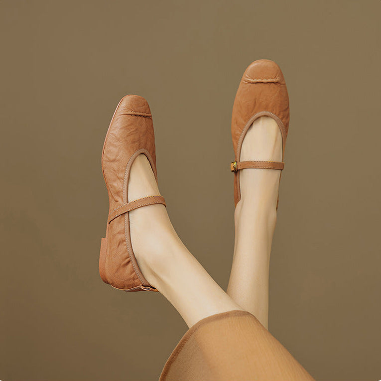 Gisèle | Ballerines en cuir