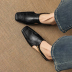 Jacinthe | Mules en cuir véritable