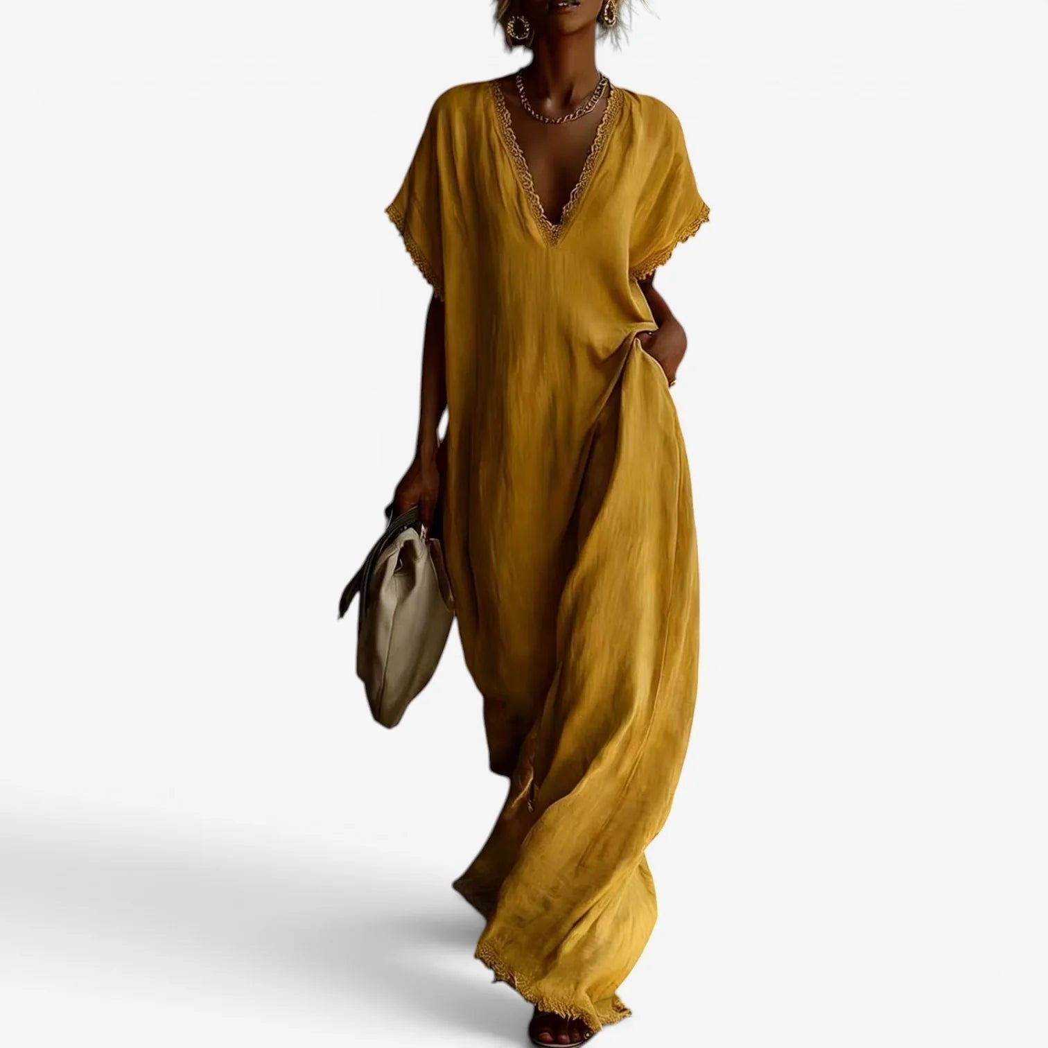 Talia | Vestido largo bohemio