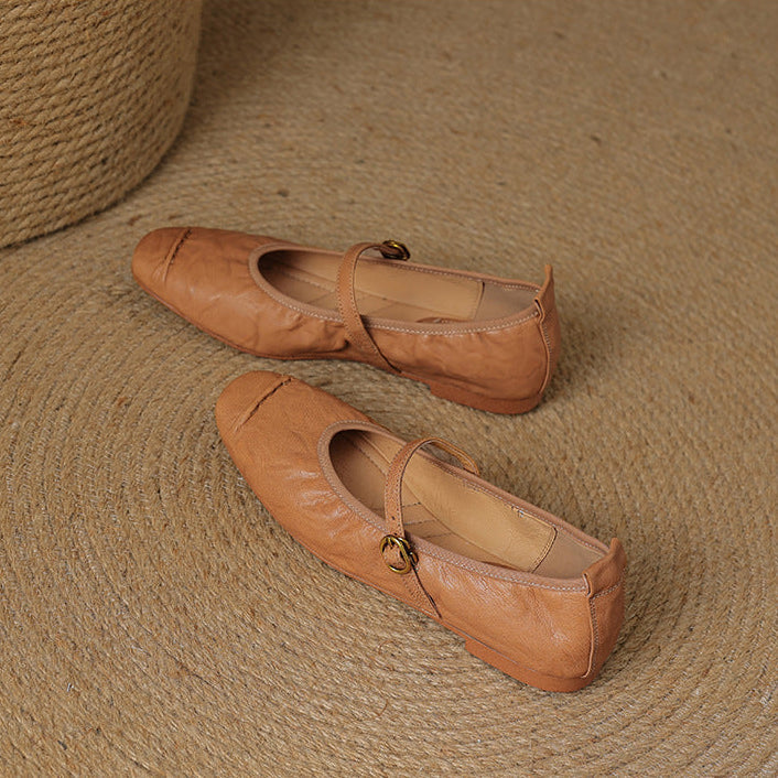 Gisèle | Ballerines en cuir