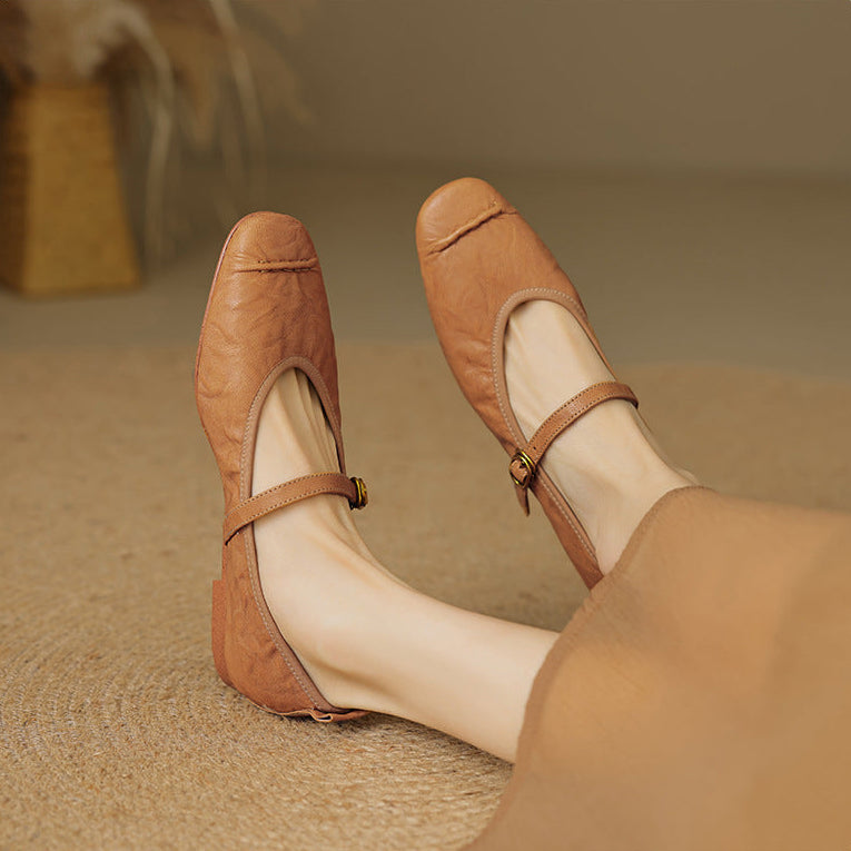 Gisèle | Ballerines en cuir