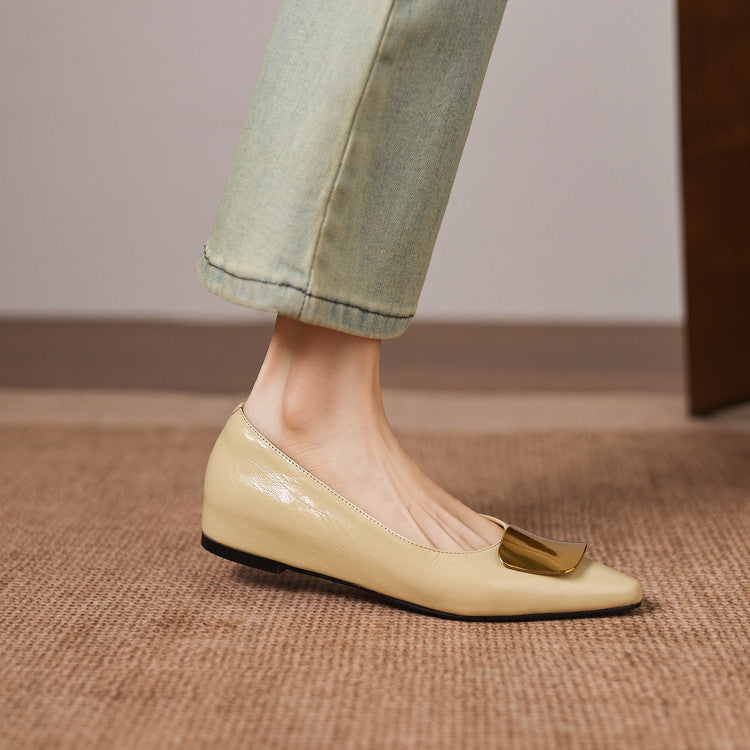 Honorine | Ballerines en cuir véritable