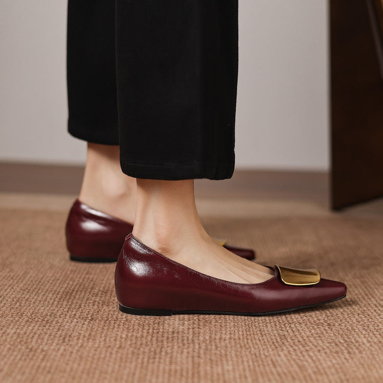 Honorine | Ballerines en cuir véritable