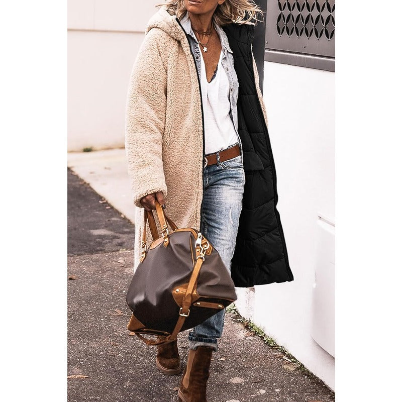 Carine | Manteau réversible élégant pour femme