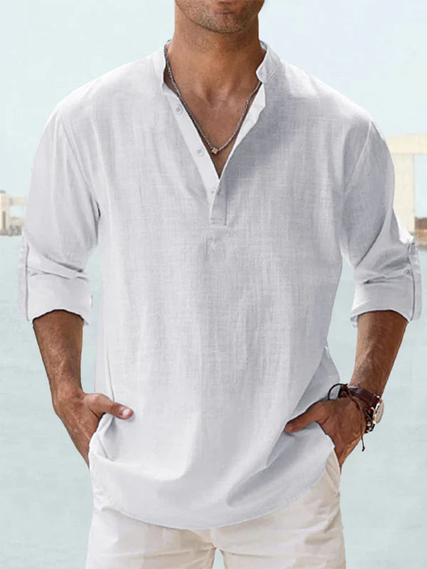 Carlos | Camisa de lino transpirable