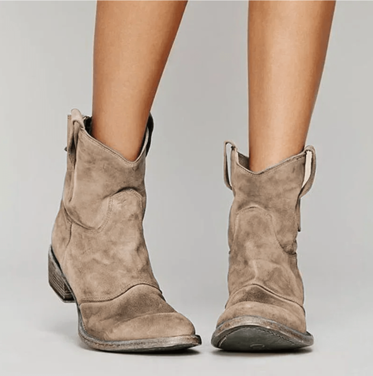 Yvette | Bottines western à surpiqûres et ligne sculpturale épurée