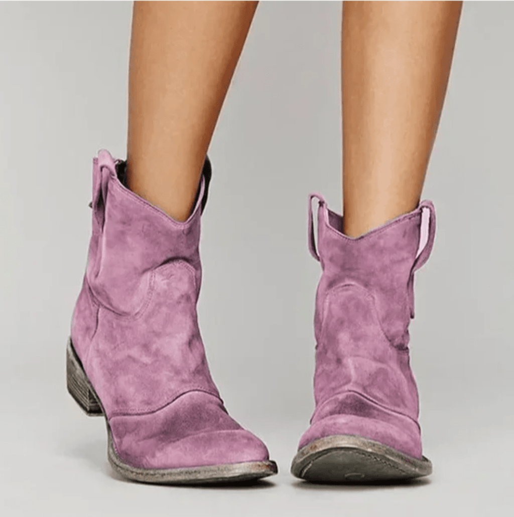 Yvette | Bottines western à surpiqûres et ligne sculpturale épurée