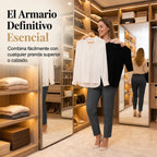 Juana | Pantalón de mujer tobillero de talle alto y corte cigarette