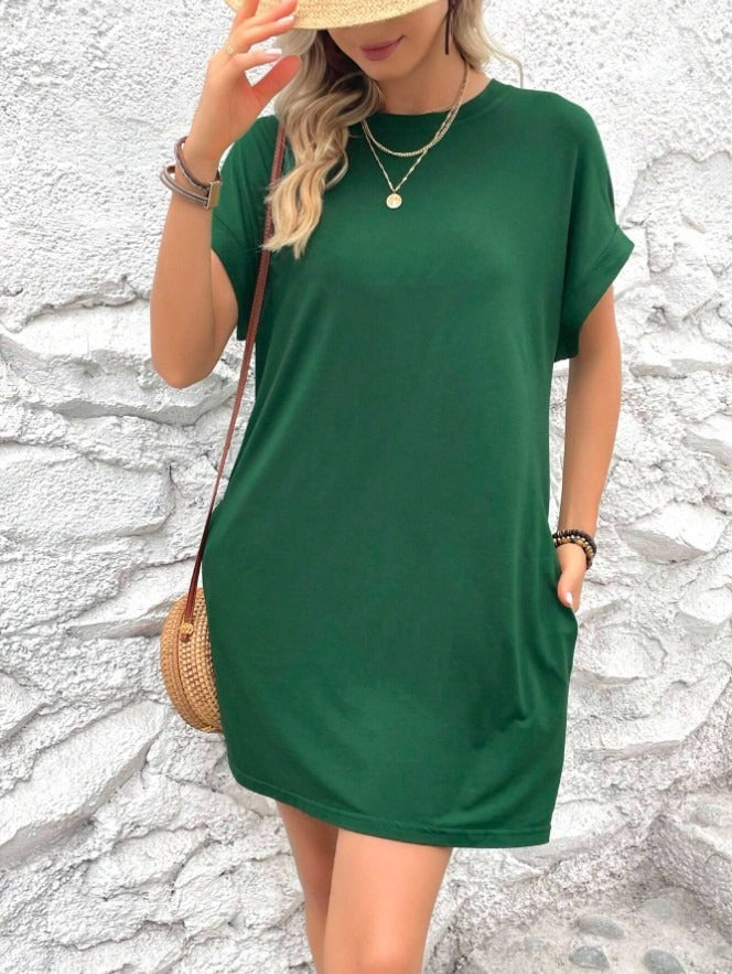 Noa | Vestido camisero cómodo con cuello canalé