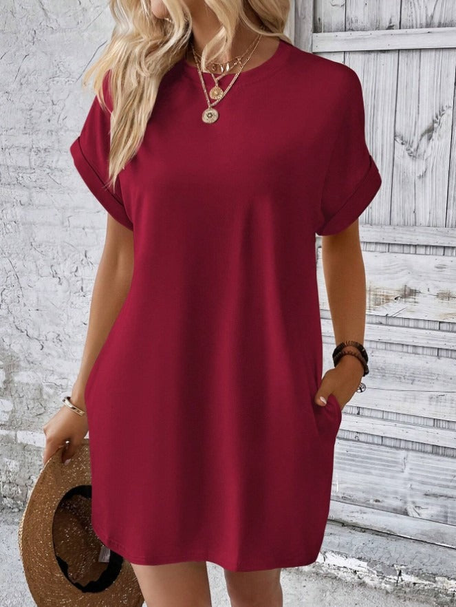 Noa | Vestido camisero cómodo con cuello canalé