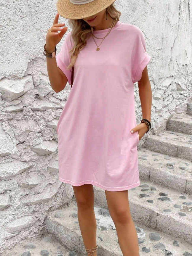 Noa | Vestido camisero cómodo con cuello canalé