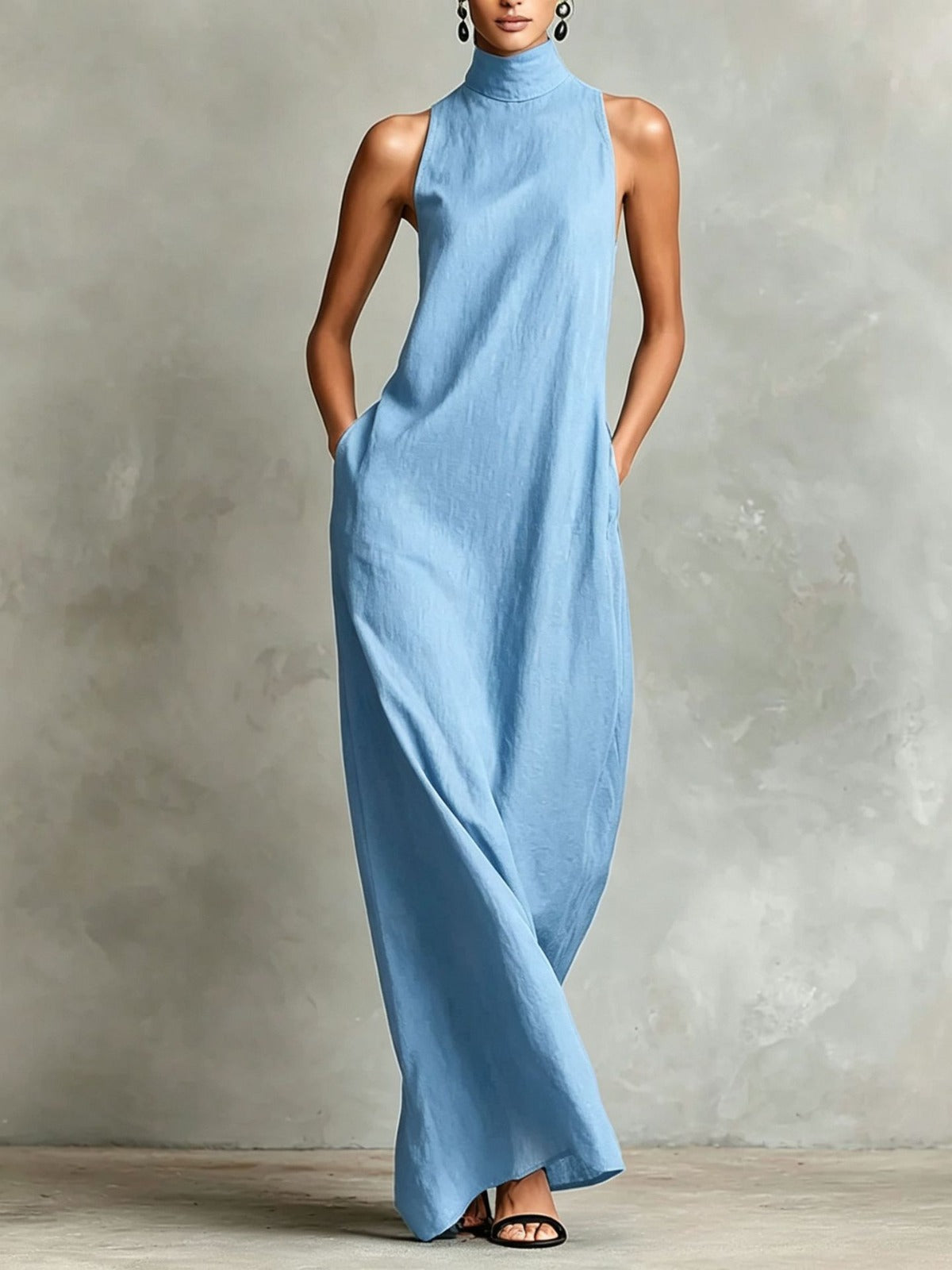 Olympe | Robe fluide portefeuille
