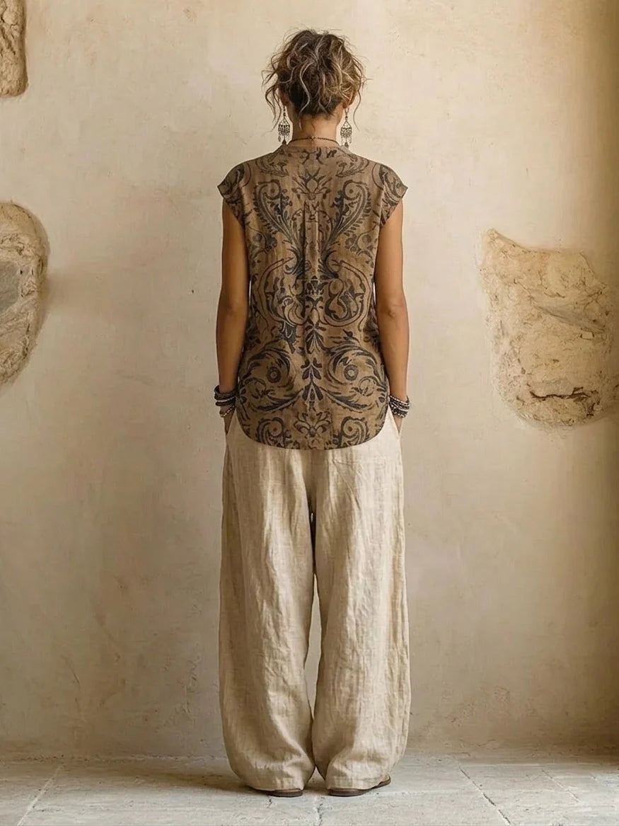 Julia | Conjunto bohemio fluido con capas