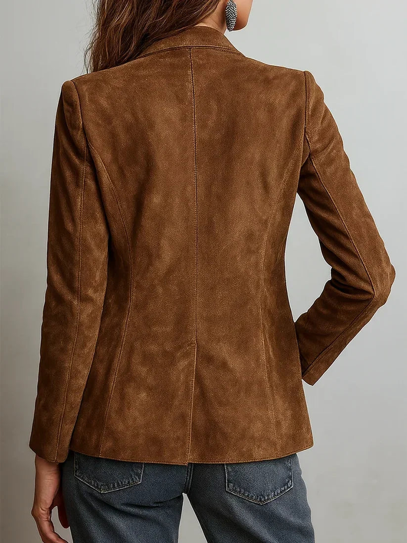 Christine | Blazer vintage marron