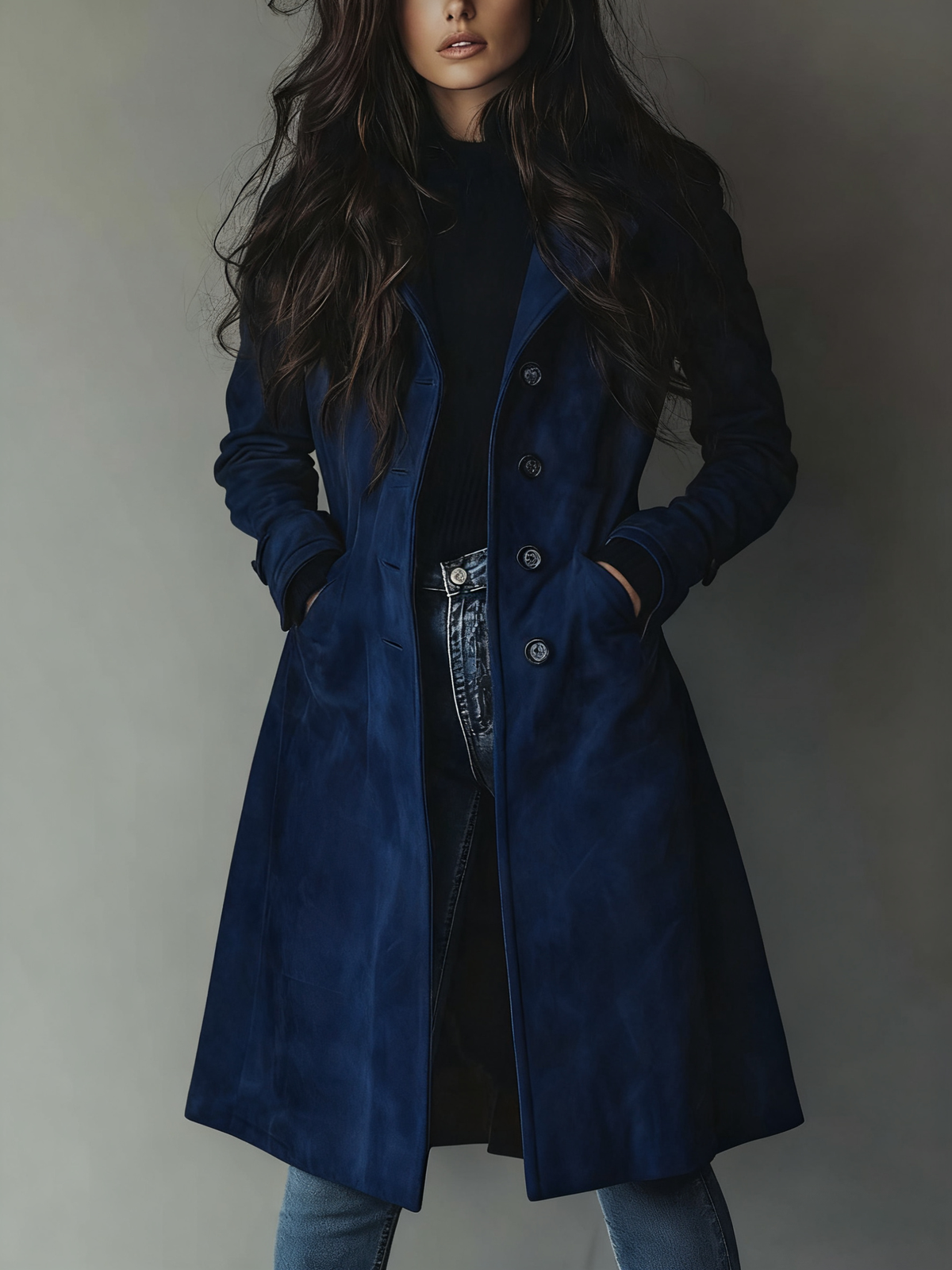 Ysaline | Trench vintage en daim