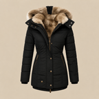 Anna™ | Manteau d’hiver chaud avec doublure effet fourrure