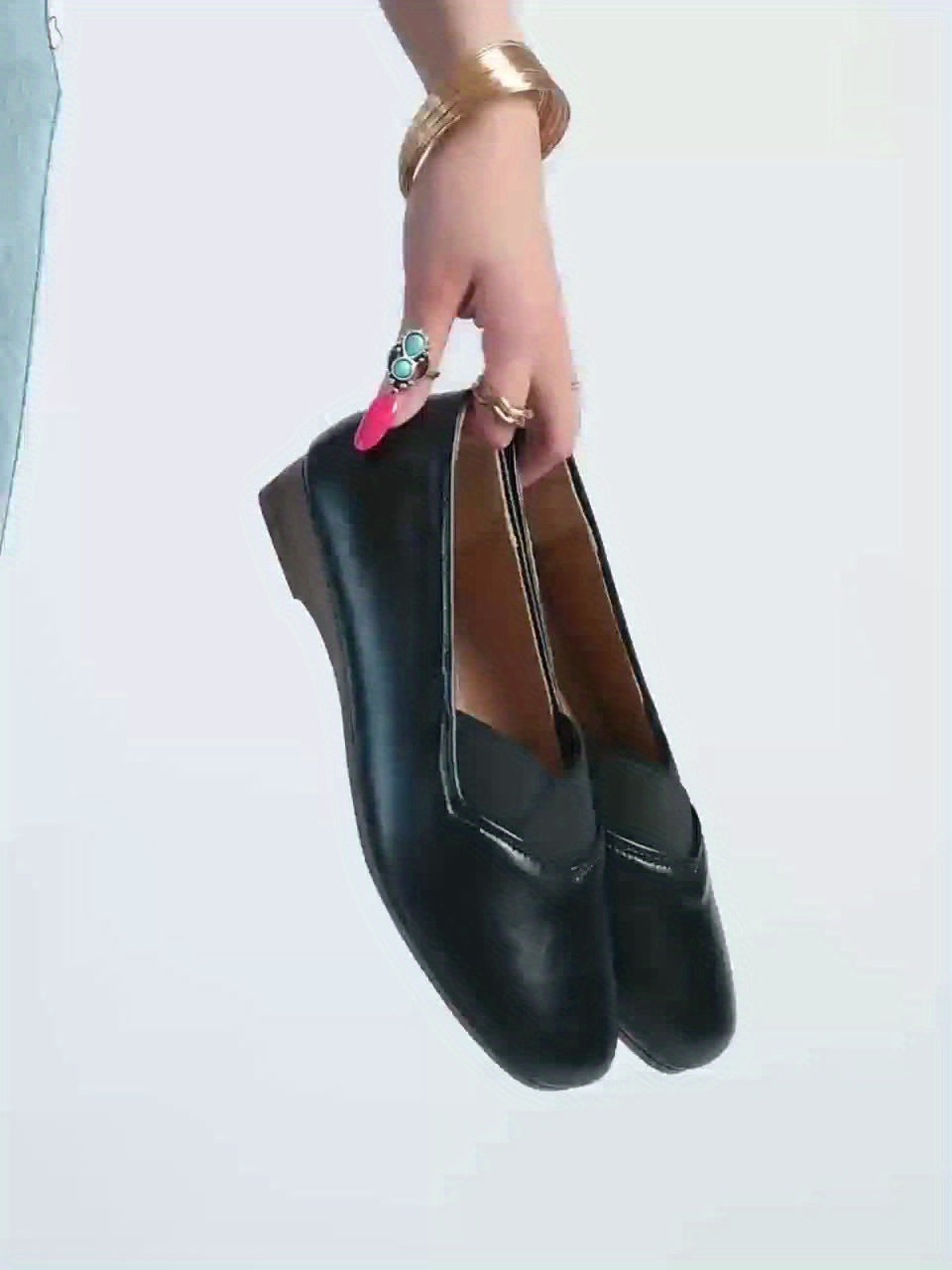 Claire | Ballerines à bout carré et brides croisées