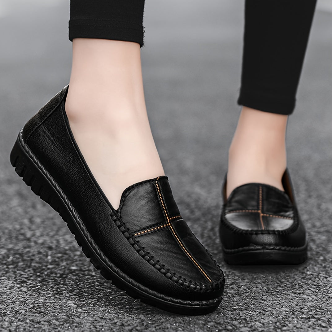 Estelle | Mocassins confort surpiqués