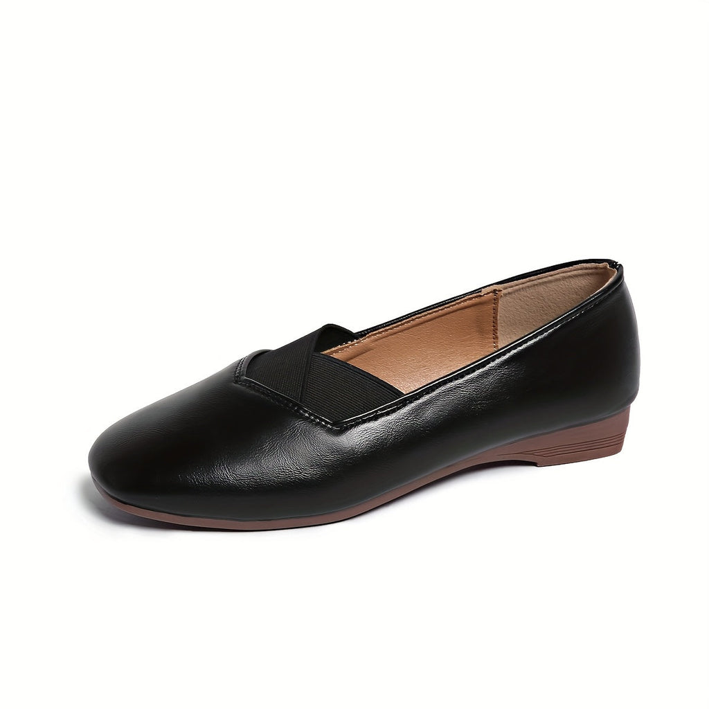 Claire | Ballerines à bout carré et brides croisées