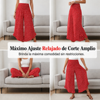 Lina | Pantalones de mujer fluidos de talle alto y pierna ancha