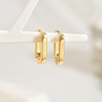 Daphné - Boucles d'oreilles géométriques élégantes