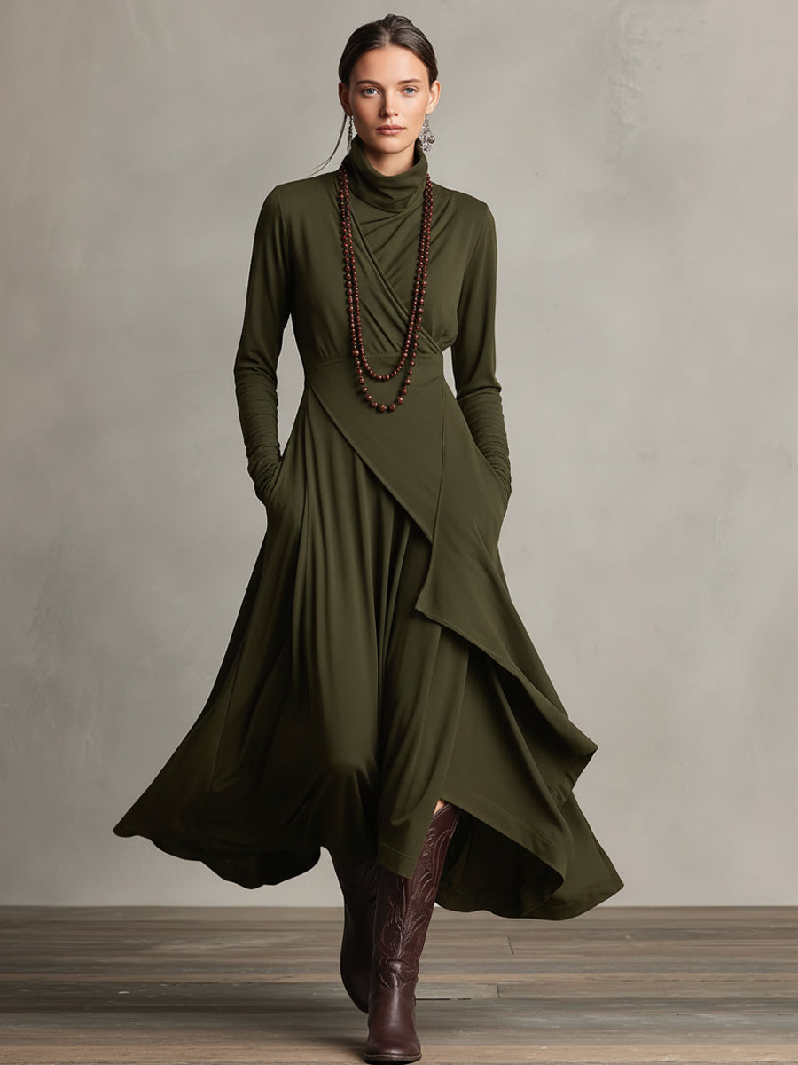 Cléophée | Robe élégante drapée