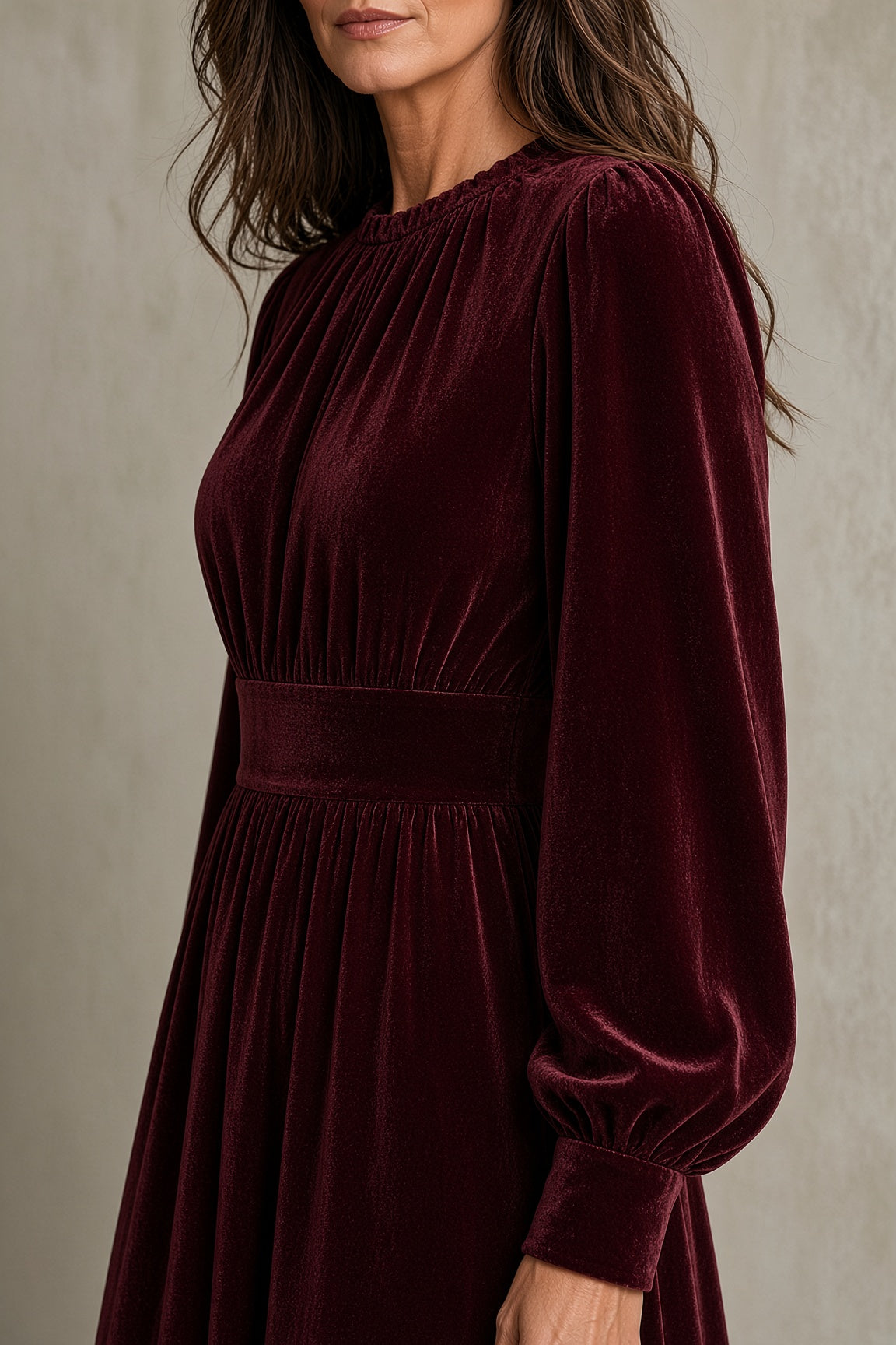 Hélène | Robe en velours