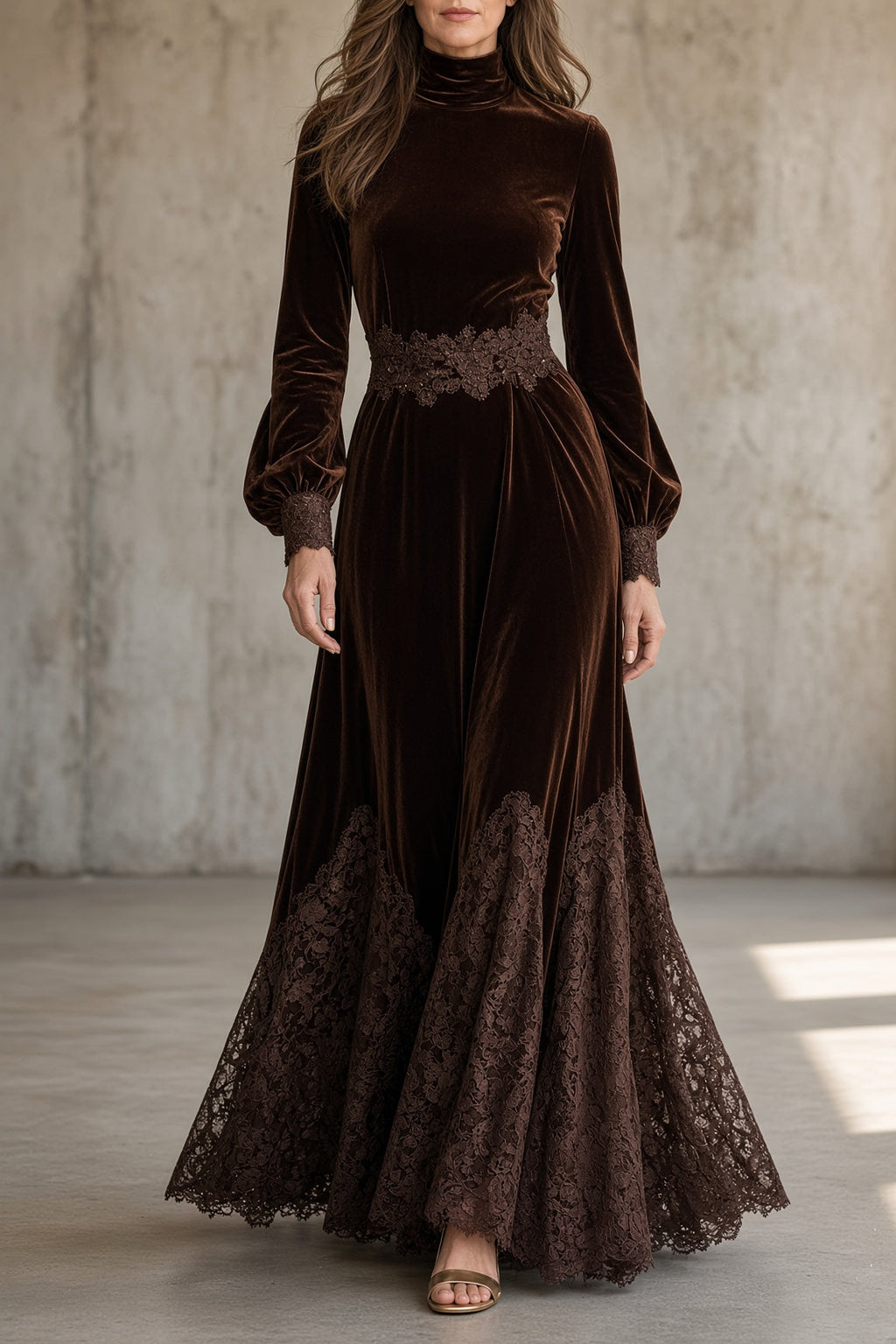 Monique | Robe en velours