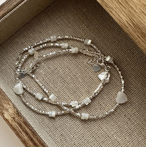 Colombe - Collection de bracelets vintage classiques avec perles