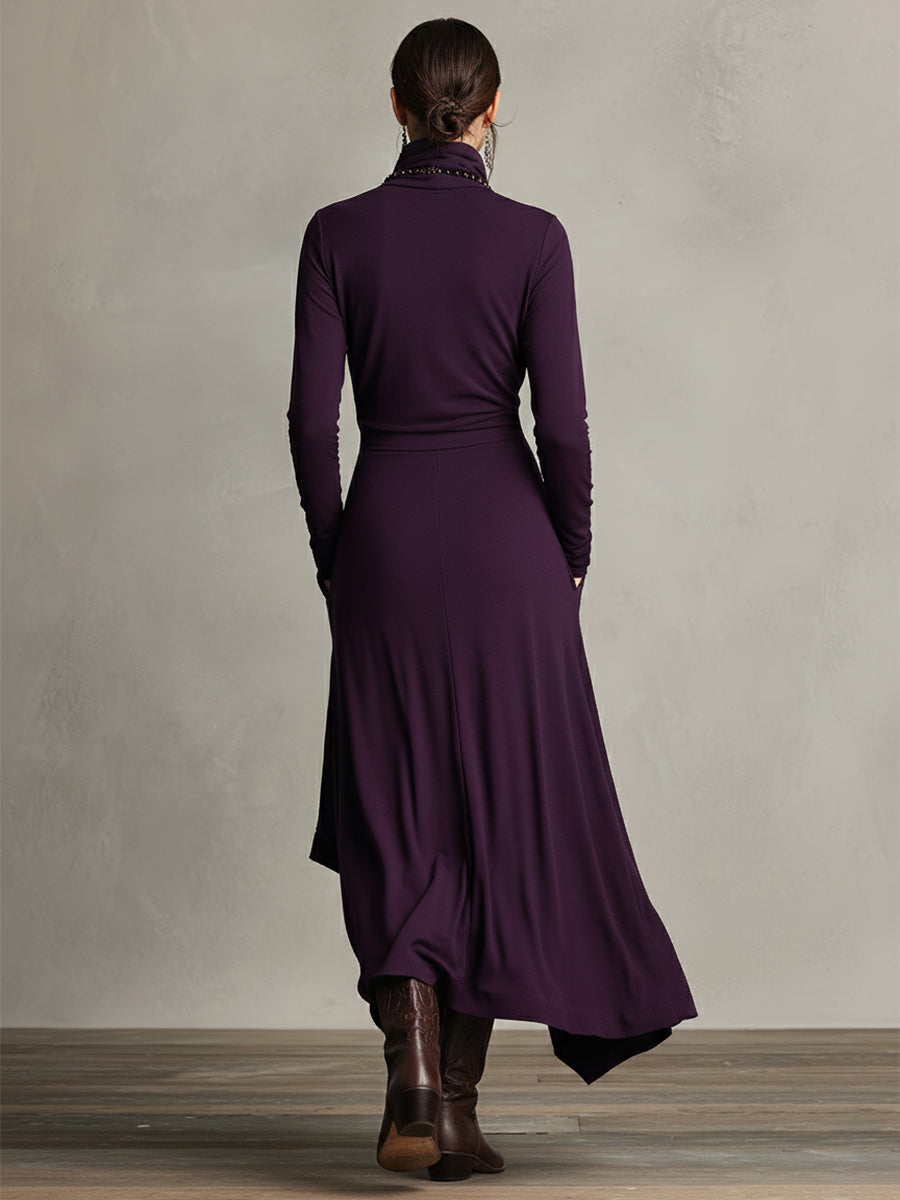 Cléophée | Robe élégante drapée