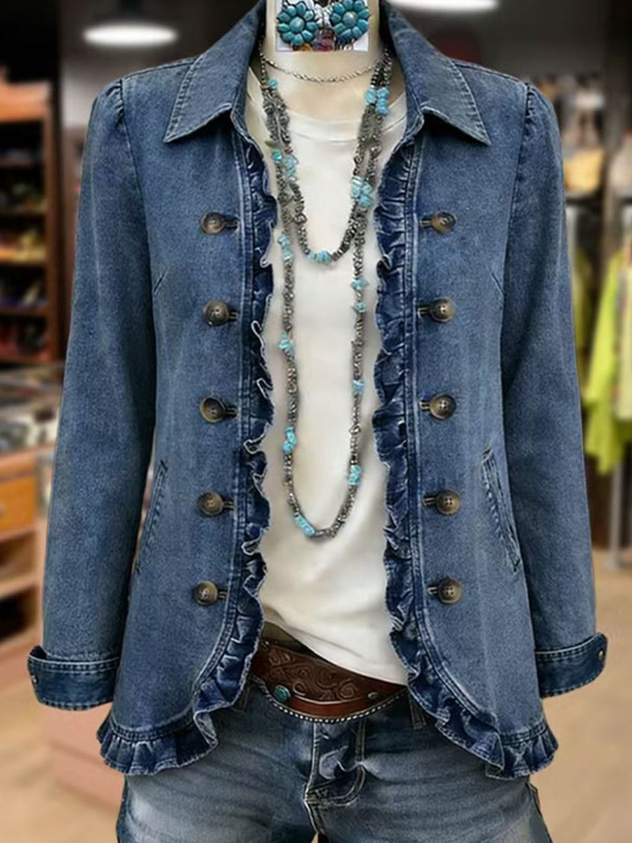 Clémence | Veste à volants
